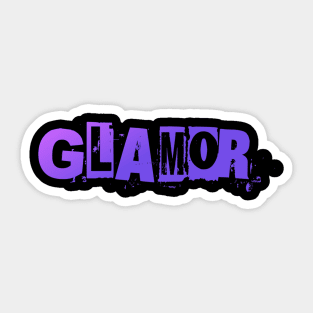 Text Glamor Sticker